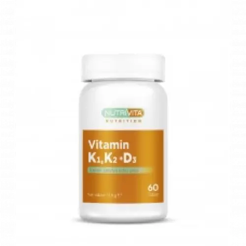 Vitamin K1, K2+D3 60 Tablet