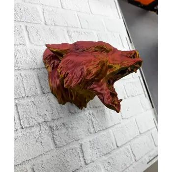 3D Jaguar Figürü Duvar Süsü