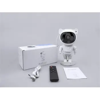 Çocuklara Özel Projeksiyon Astronot Lamba Speaker Sevimli