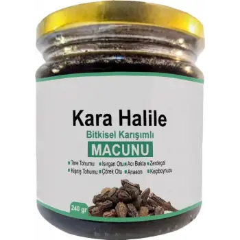 KARA HALİLE BİTKİSEL KARIŞIMLI TERMİNALİA CHEBULA MACUNU 240 GR