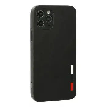 Newface iPhone 11 Pro Max Kılıf Loop Deri Silikon - Siyah