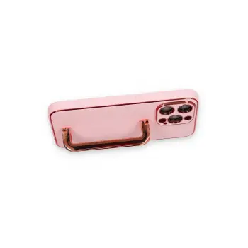 Newface iPhone 13 Pro Max Kılıf Coco Elit Kapak - Pembe