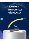 12’li Akrobat Bits Vidalama Seti Esnek Uç Çok Yönlü Kullanım