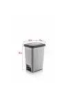 15 Litre Basmalı Çöp Kovası