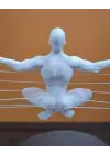 3D Zen Heykeli