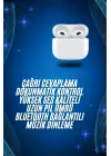 3.Nesil İOS Android Uyumlu Bluetooth 5.0 Beyaz Çağrı Cevaplama