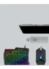 5’i 1 Arada Mobil Oyun Seti Klavye Mouse Dönüştürücü iOS &amp; Android
