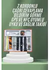 7 Kordonlu Akıllı Saat Plastik Kordon Hasır Kordon Çelik Kordon