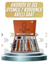 7 Kordonlu Akıllı Saat Plastik Kordon Hasır Kordon Çelik Kordon