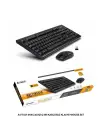 A4 TECH 4100 Q Kablosuz Siyah Multimedya Klavye/Mouse Set