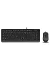 A4 TECH F1010 Q USB GRİ MM KABLOLU KLAVYE MOUSE SET