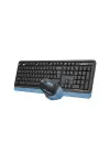 A4 TECH FG1035 MAVİ Q MM 2.4G KABLOSUZ KLAVYE MOUSE SET