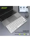 Acer OKR220 Beyaz MultiDevice Dual Mode 2.4GHZ Bluetooth Klavye (Smart Tv)(Android)