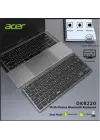 Acer OKR220 Siyah MultiDevice Dual Mode 2.4GHZ Bluetooth Klavye (Smart Tv)(Android)