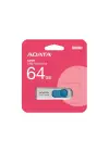 Adata C008-64GB 64GB USB2.0 Classic (White + Blue) Flash Bellek