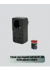 Akıllı Akım Dengelemeli Priz 2500W 4 USB Type C Çıkışlı