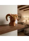 Altın Kırmızı Ejderha Figürü