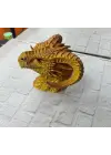 Altın Kırmızı Ejderha Figürü