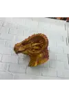 Altın Kırmızı Ejderha Figürü