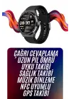 Amoled Ekran Akıllı Saat Üç Kordonlu İOS Android Uyumlu