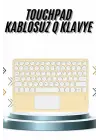 Android ve İOS Uyumlu Bluetooth Klavye Touchpad Slim Kablosuz Wifi Q Klavye