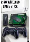 Atari Oyun Konsolu 2000 Oyunlu Game Stick 2.4G Wireless