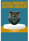 Baykuş Görünümlü Işıklı Bluetooth Speaker Bluetooth Hoparlör