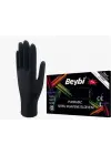 Beybi Muayene Large Pudrasız Siyah Nitril Eldiven