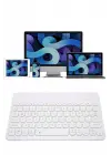 Bluetooh Wıreless Keyboard Siyah Q Klavye İOS Ipad Android Windows Uyumlu