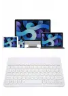 Bluetooh Wıreless Keyboard Siyah Q Klavye İOS Ipad Android Windows Uyumlu