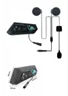 Bluetooth Kask Kulaklığı Intercom 5.0 Bluetooth Android ve İOS Uyumlu