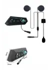 Bluetooth Kask Kulaklığı Intercom 5.0 Bluetooth Android ve İOS Uyumlu