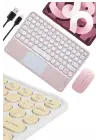 Bluetooth Touchpad Klavye 10.9 inch Kablosuz Wifi Q Klavye Slim