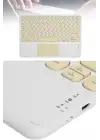 Bluetooth Touchpad Klavye 10.9 inch Kablosuz Wifi Q Klavye Slim