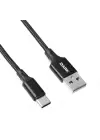 Dark DK-CB-U31L100BR 1m USB Type-C Örgülü Şarj ve Data Kablosu