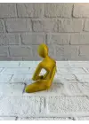 DEKORATİF İNSAN FİGÜRÜ SARI
