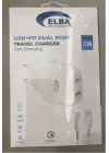 ELB44 ELBA 20W 2Lİ PD+USB TYPE-C SET