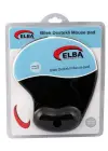 Elba K06152 Bileklikli Jel Mouse Pad Siyah