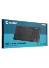 EVEREST KB-410 SİYAH USB Q MINI KLAVYE