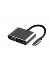 FRISBY FA-7678C Type-c - HDMI+VGA 4Kx2K Adaptör