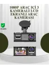 G-Sensörlü 3lü Kayıtlı Araç Kamerası