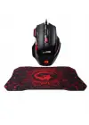 Gaming Mouse Mousepad Seti 3 DPI Ayarı ve LED Işıklı Ergonomik Yapı