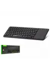 HADRON HDX2505 BLUETOOTH + WIRELESS KLAVYE + TOUCH PAD Q SİYAH