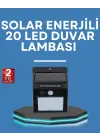 Hareket Algılamalı Solar LED Güvenlik Lambası