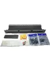 HCS 19&amp;quot; 1U 24 PORT BOŞ PATCH PANEL(P00-02450-1U)