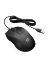 HP 100 6VY96AA Siyah Optik Kablolu Mouse 1.600 DPI Hassas Optik Sensörü