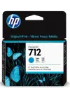 HP 712 Cyan Mavi 29ML Plotter Kartuşu 3ED67A