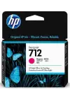 HP 712 Magenta Kırmızı 29ML Plotter Kartuşu 3ED68A