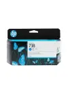 HP 738 Cyan Mavi 130ML Plotter Kartuşu 498N5A