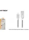 Hytech HY-X120 1M 3A Metal Silver Micro USB Data